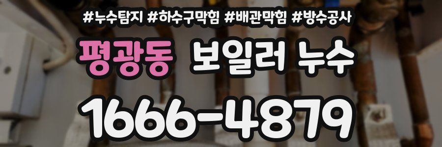 평광동 보일러 누수