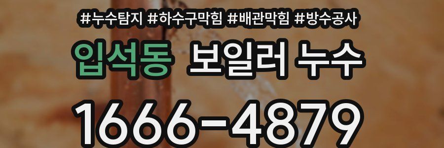 입석동 보일러 누수