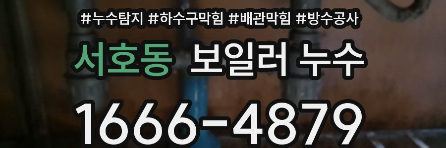 서호동 보일러 누수