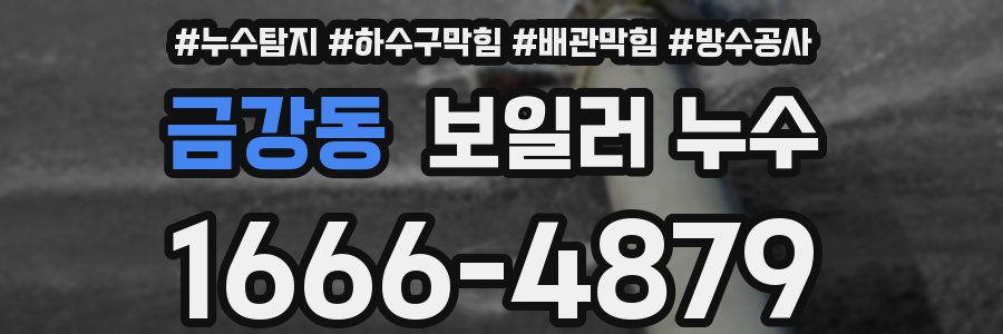 금강동 보일러 누수
