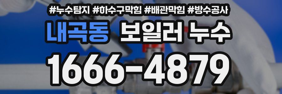 내곡동 보일러 누수