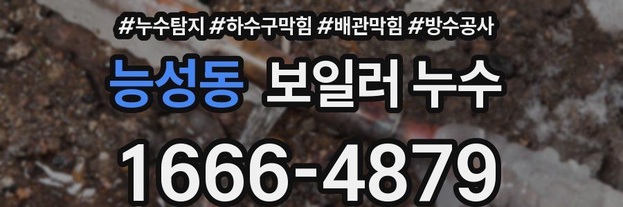 능성동 보일러 누수