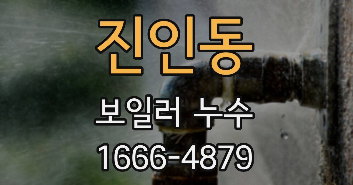 진인동 보일러 누수