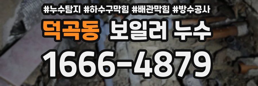 덕곡동 보일러 누수