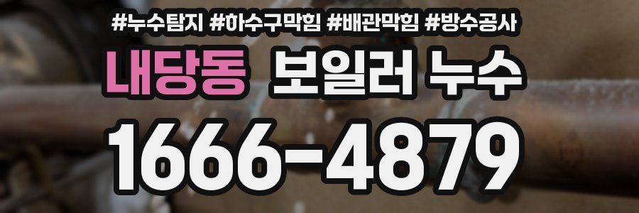 내당동 보일러 누수