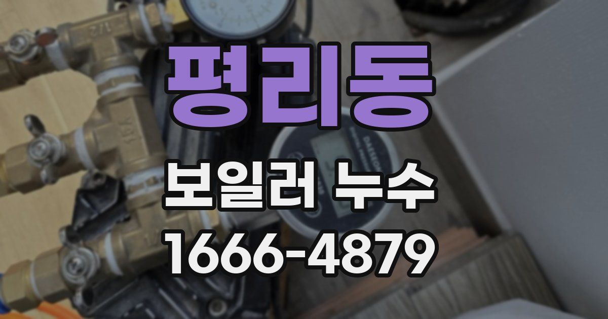 평리동 보일러 누수