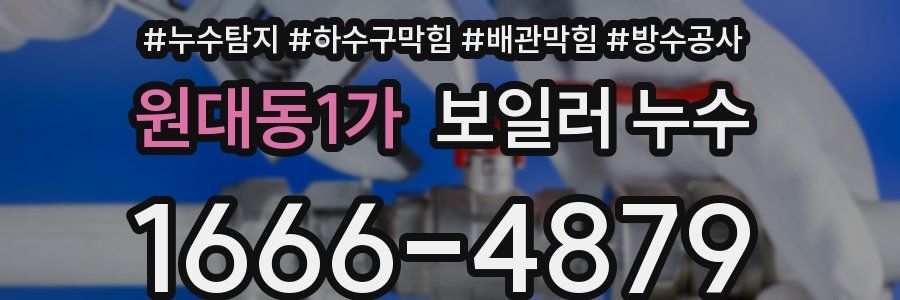 원대동1가 보일러 누수