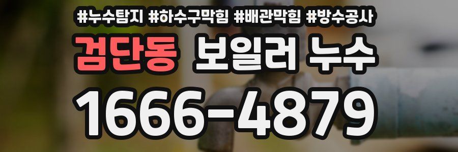 검단동 보일러 누수