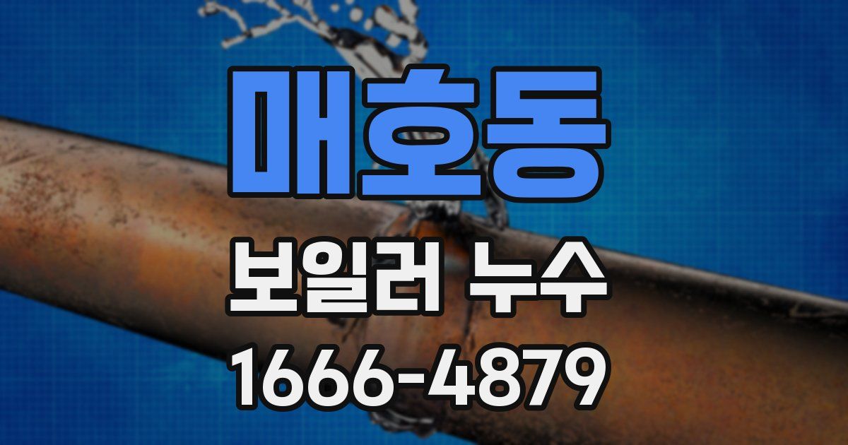 매호동 보일러 누수