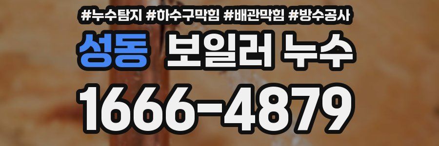 성동 보일러 누수