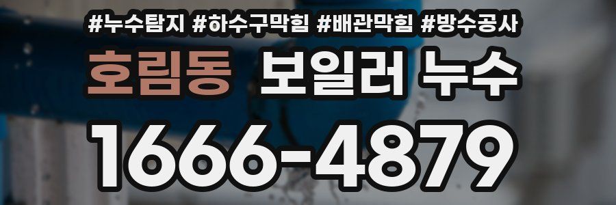 호림동 보일러 누수