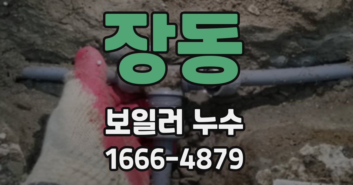 장동 보일러 누수