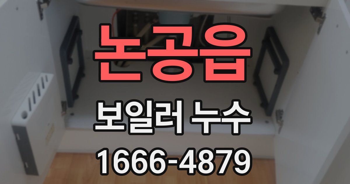논공읍 보일러 누수