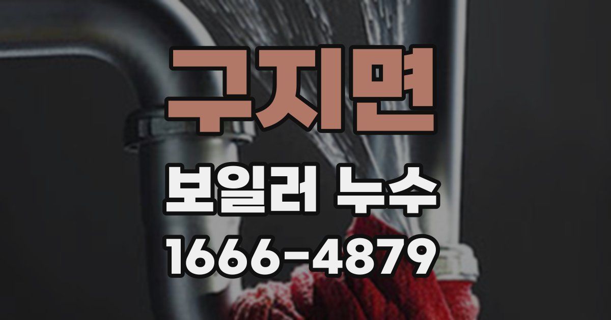 구지면 보일러 누수