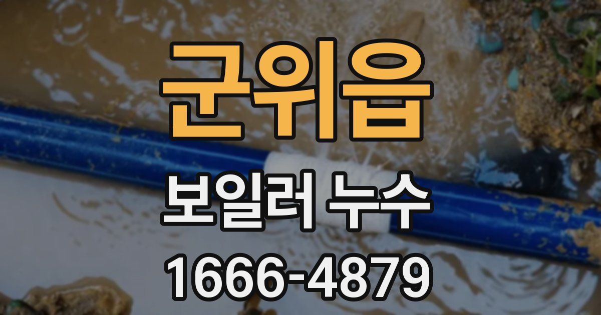 군위읍 보일러 누수