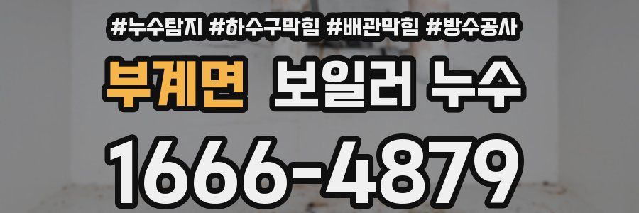 부계면 보일러 누수