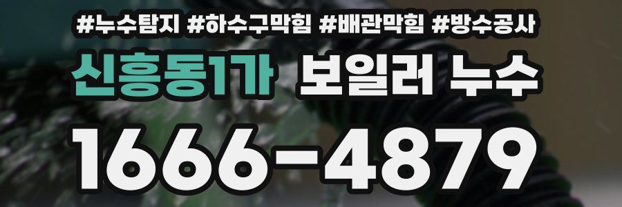 신흥동1가 보일러 누수