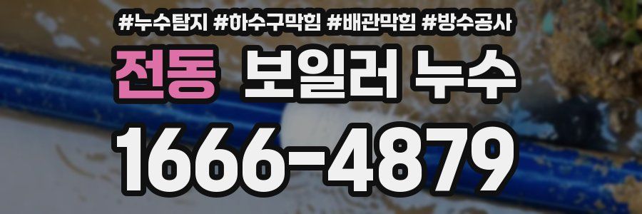 전동 보일러 누수