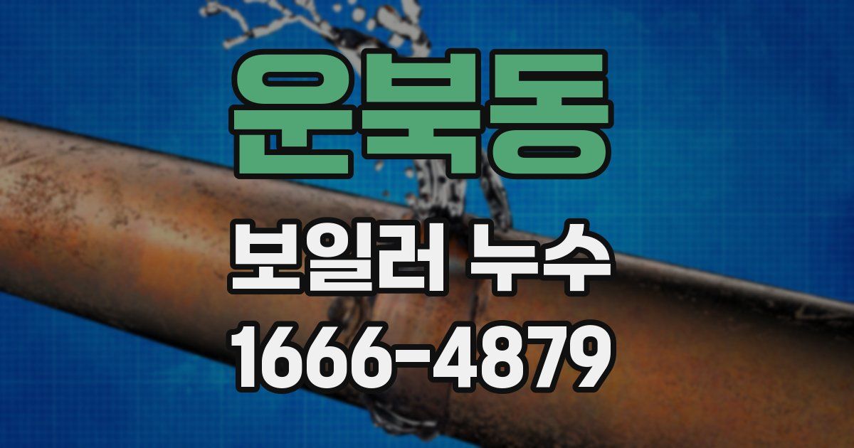 운북동 보일러 누수