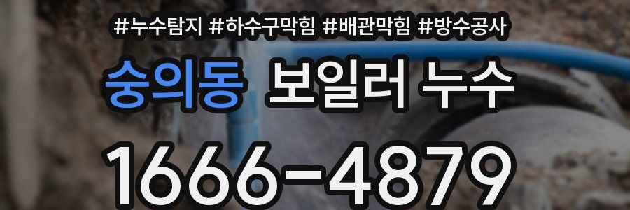 숭의동 보일러 누수