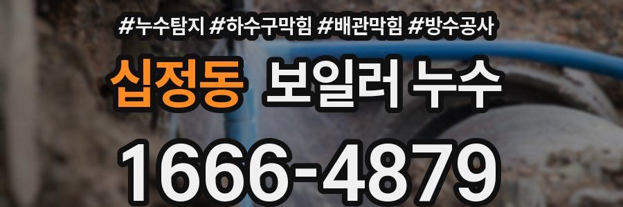 십정동 보일러 누수