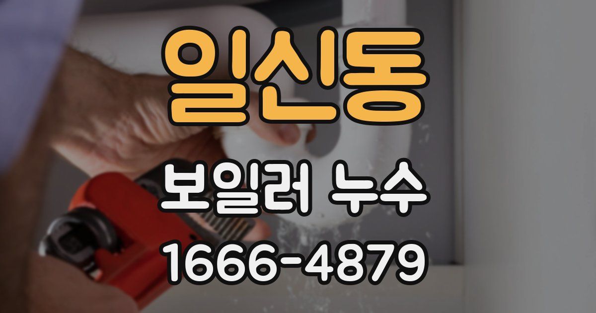 일신동 보일러 누수