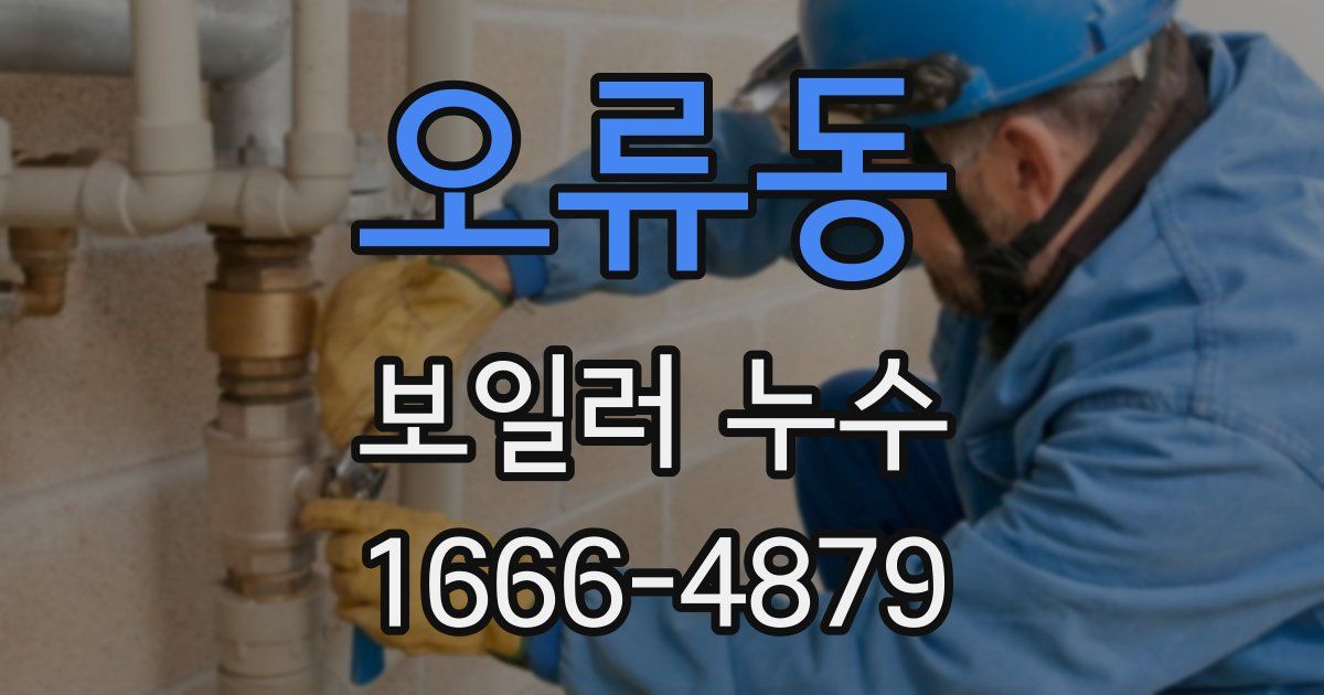 오류동 보일러 누수