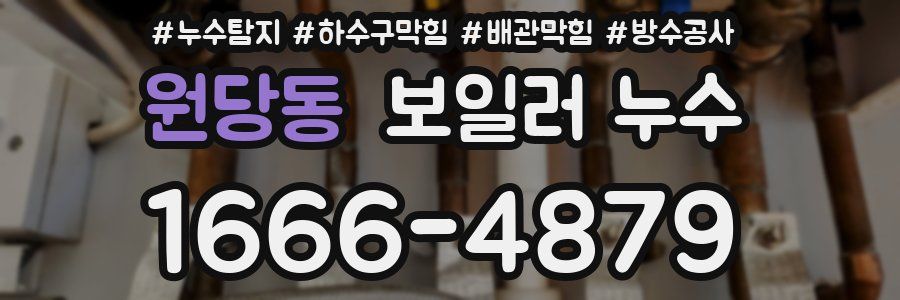 원당동 보일러 누수