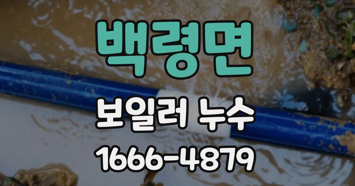 백령면 보일러 누수