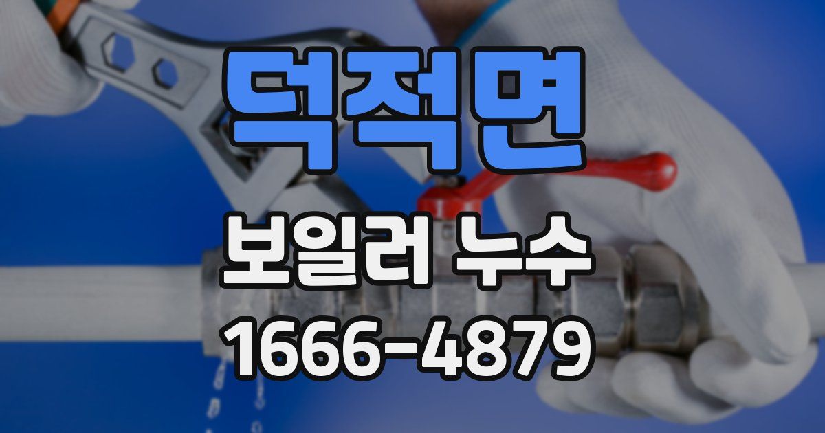 덕적면 보일러 누수
