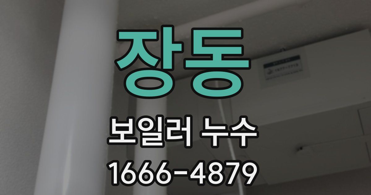 장동 보일러 누수