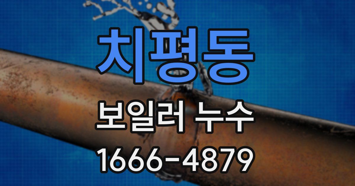 치평동 보일러 누수