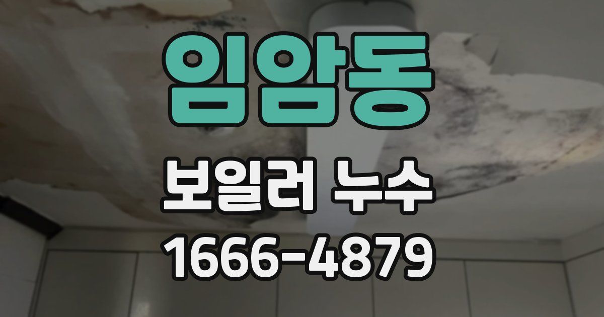 임암동 보일러 누수