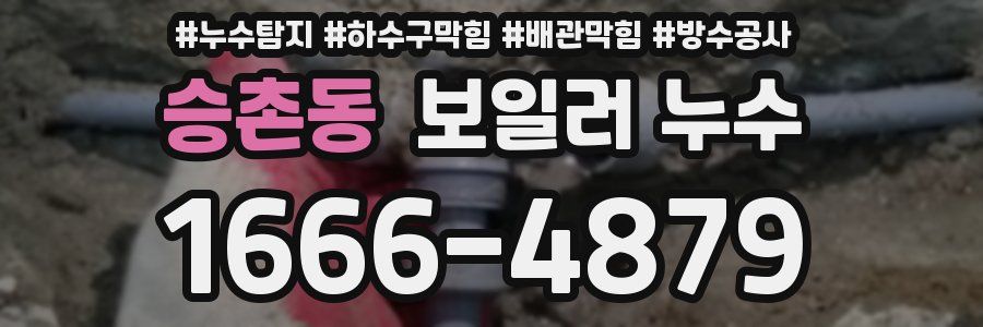 승촌동 보일러 누수