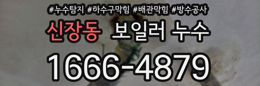신장동 보일러 누수