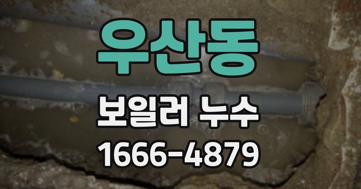 우산동 보일러 누수