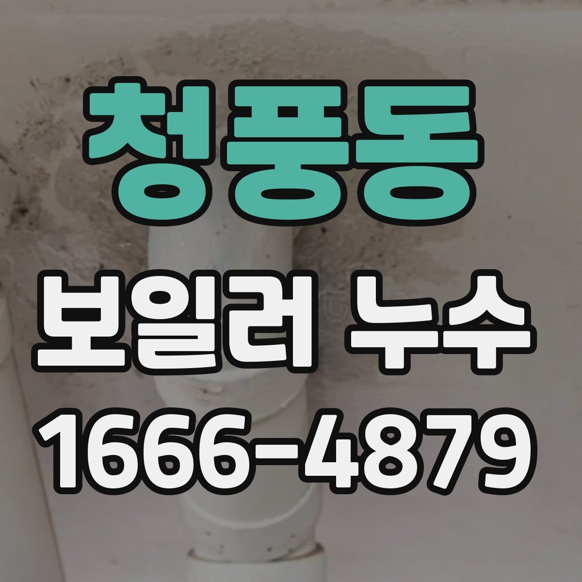 청풍동 보일러 누수