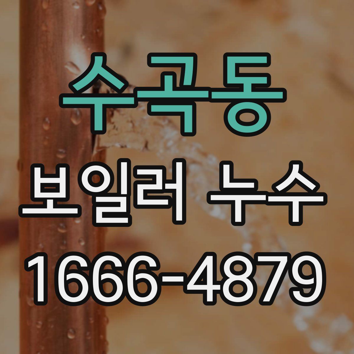 수곡동 보일러 누수