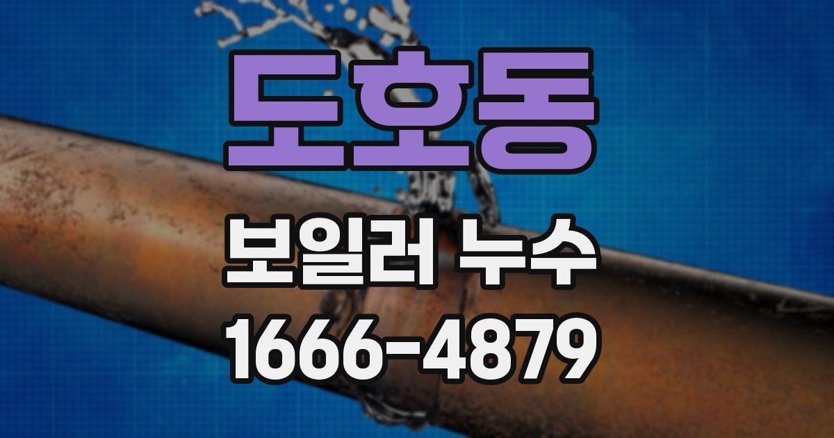 도호동 보일러 누수