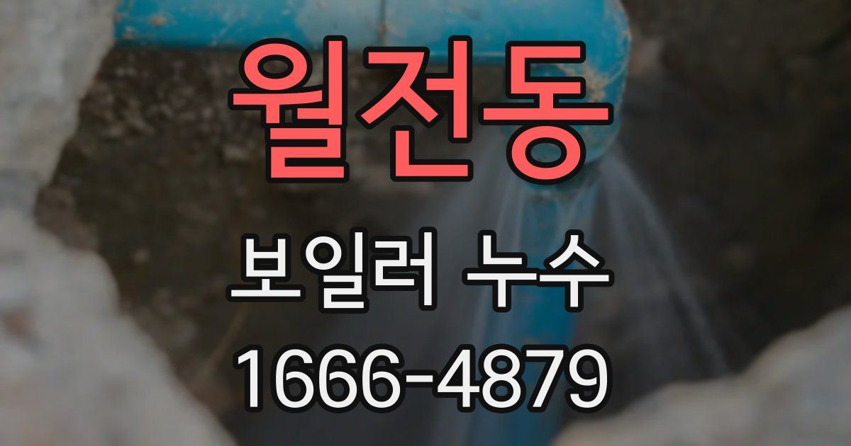 월전동 보일러 누수