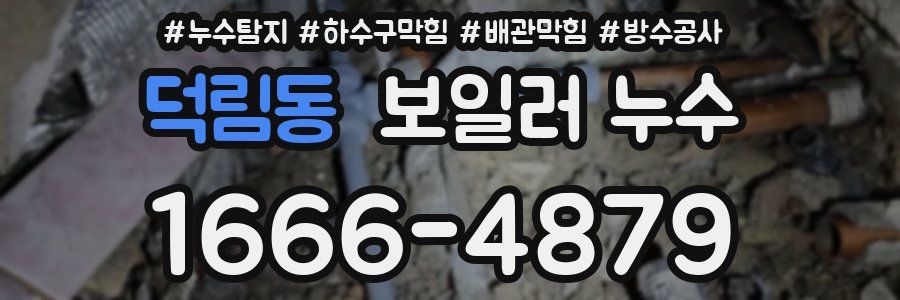 덕림동 보일러 누수