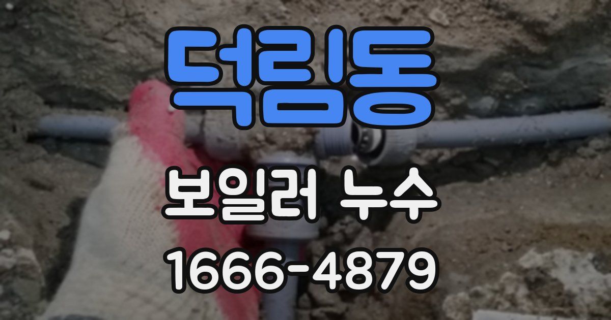 덕림동 보일러 누수