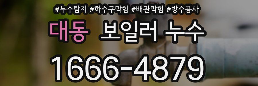 대동 보일러 누수