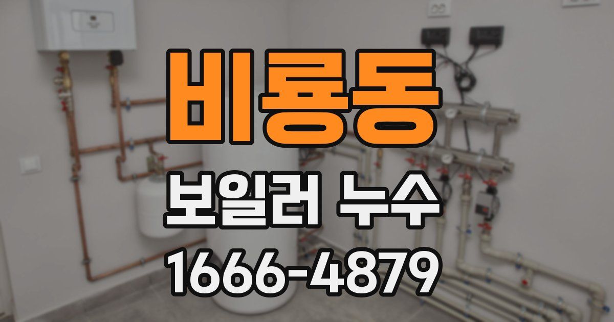 비룡동 보일러 누수