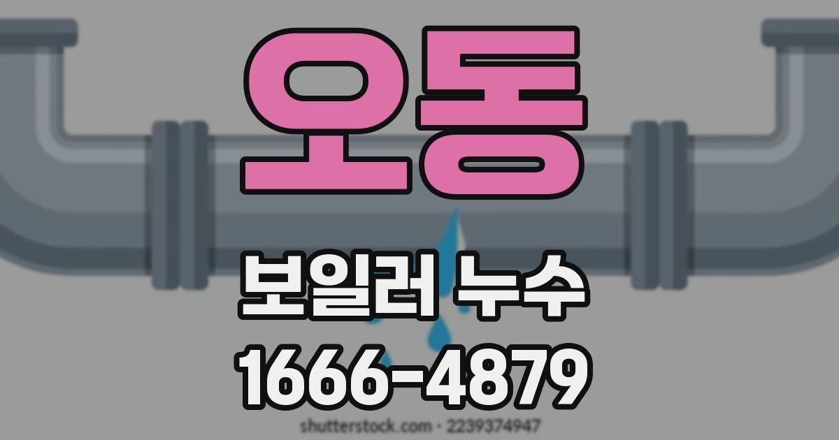 오동 보일러 누수