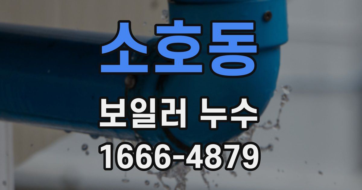 소호동 보일러 누수