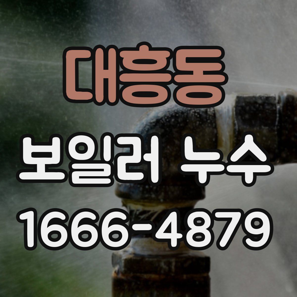 대흥동 보일러 누수