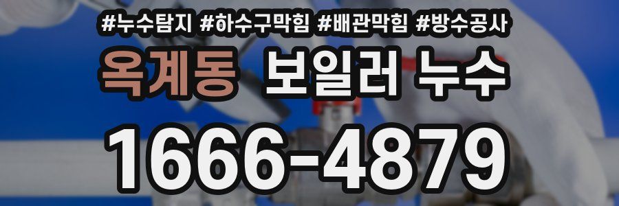 옥계동 보일러 누수