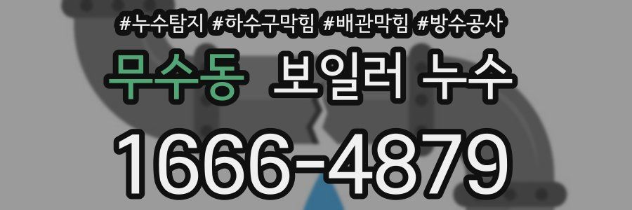 무수동 보일러 누수