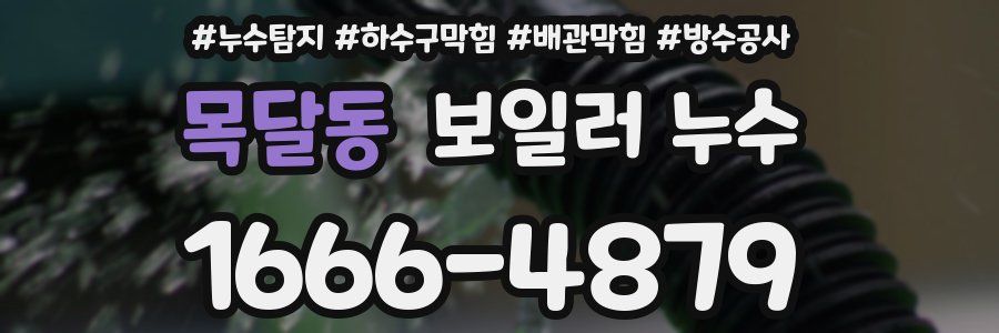 목달동 보일러 누수